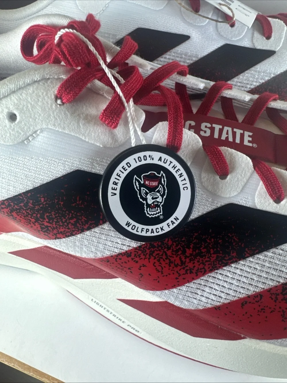 Adidas Adizero Evo NC State Men's Size 15 Lightweight Running Sneakers